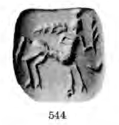 Ancient Assyrian Seal with Urmahlullu
