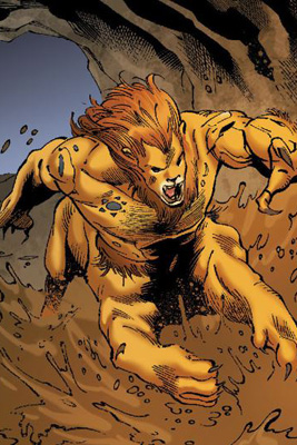 New 52 tauric reboot of Lion-Mane