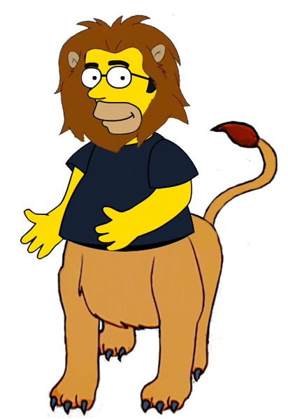 A rendering of iconic Cayzle as a wemic. This is not in any way, shape, or form how I imagine myself!