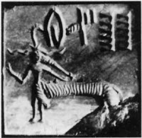 Ancient Indus Valley Cylinder Seal with Urmahlullu Ancient Indus Valley Cylinder Seal with Urmahlullu