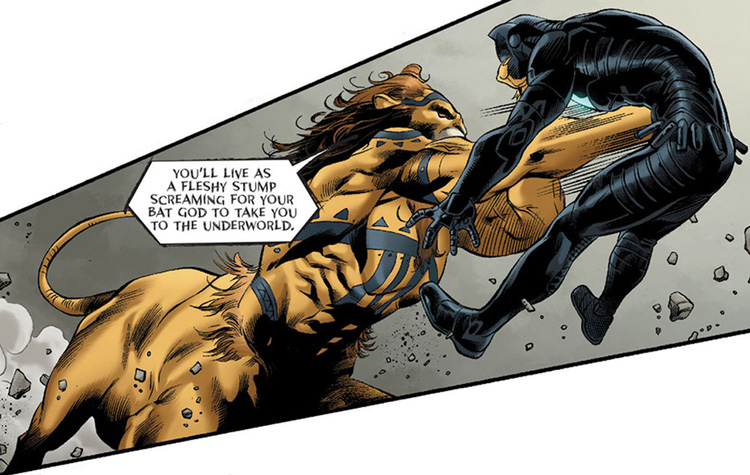 All in a day's work for this bad-ass supervillain!