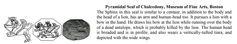 lion-centaur shown in an academic paper